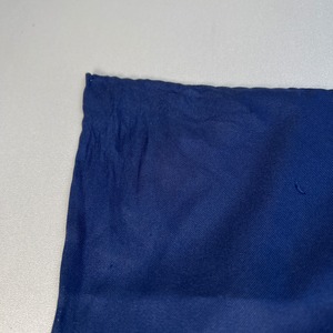 CHANEL シャネル  タグ付き シルク スカーフ ブルー A-9767