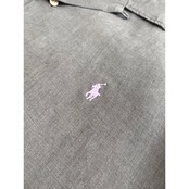 90s Ralph Lauren "CALDWELL" S/S OPEN COLLAR SHIRT Size L