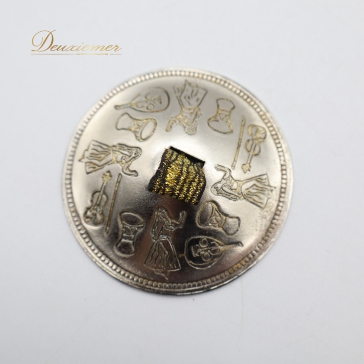 ベリーダンス ジル フィンガーシンバル シルバー系 銀 ペア 両手 1組 袋 セット ミニシンバル 楽器柄 ダンサー 小物 小道具 模様 柄 ダンス用品 ダンス小物 練習 レッスン イベント ステージ