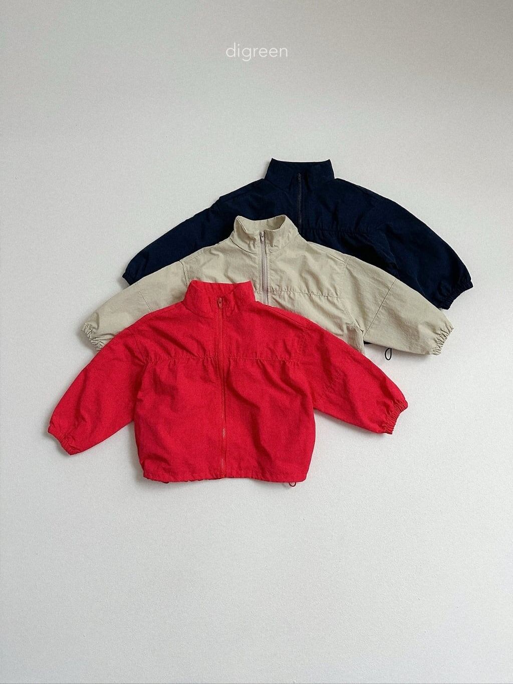 【予約】digreen Rib windbreaker