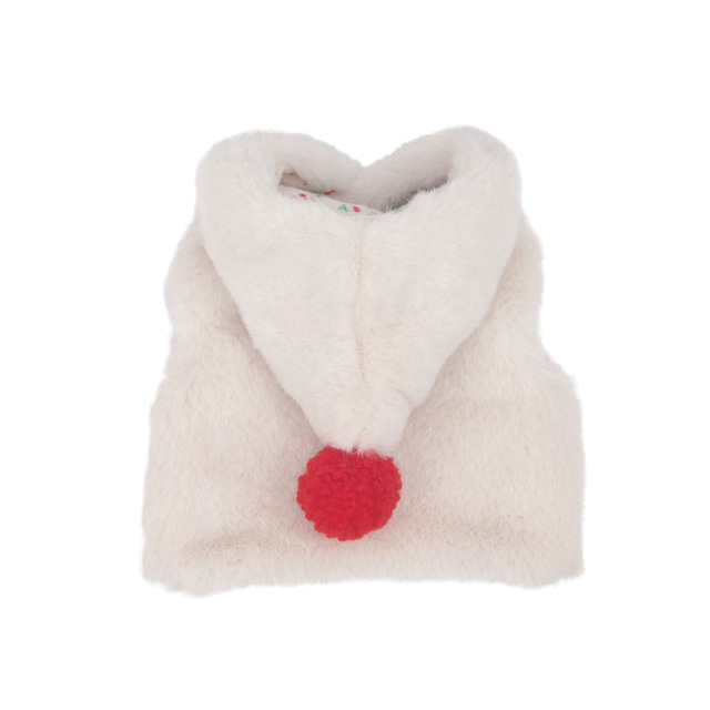 Bobble Fur Crop Vest（Cream） / monchouchou
