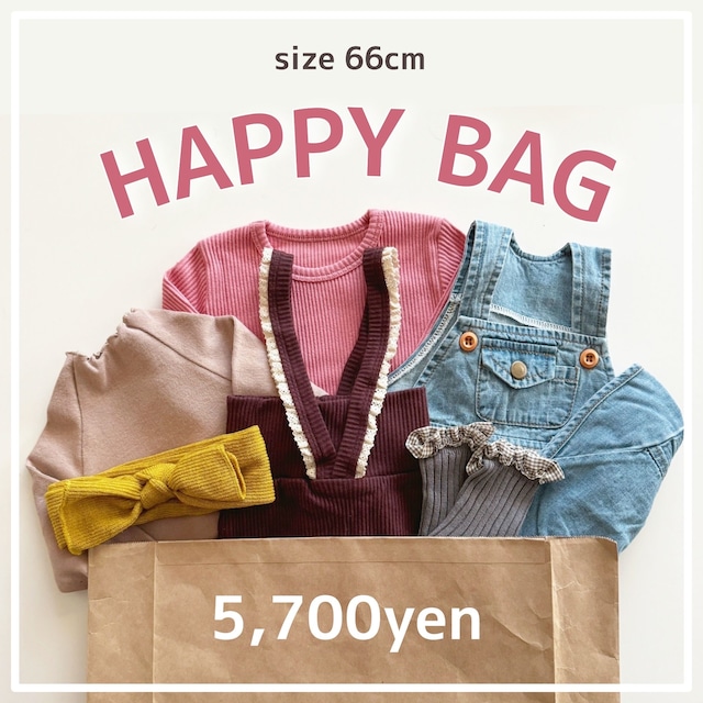 【即納】HAPPY BAG 66cm F011