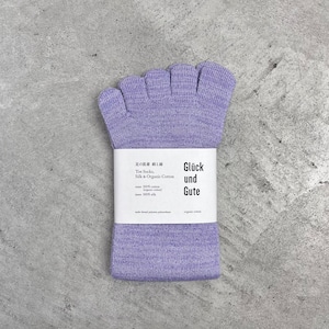 Glück und Gute / 【free size】Toe socks Organic cotton&silk