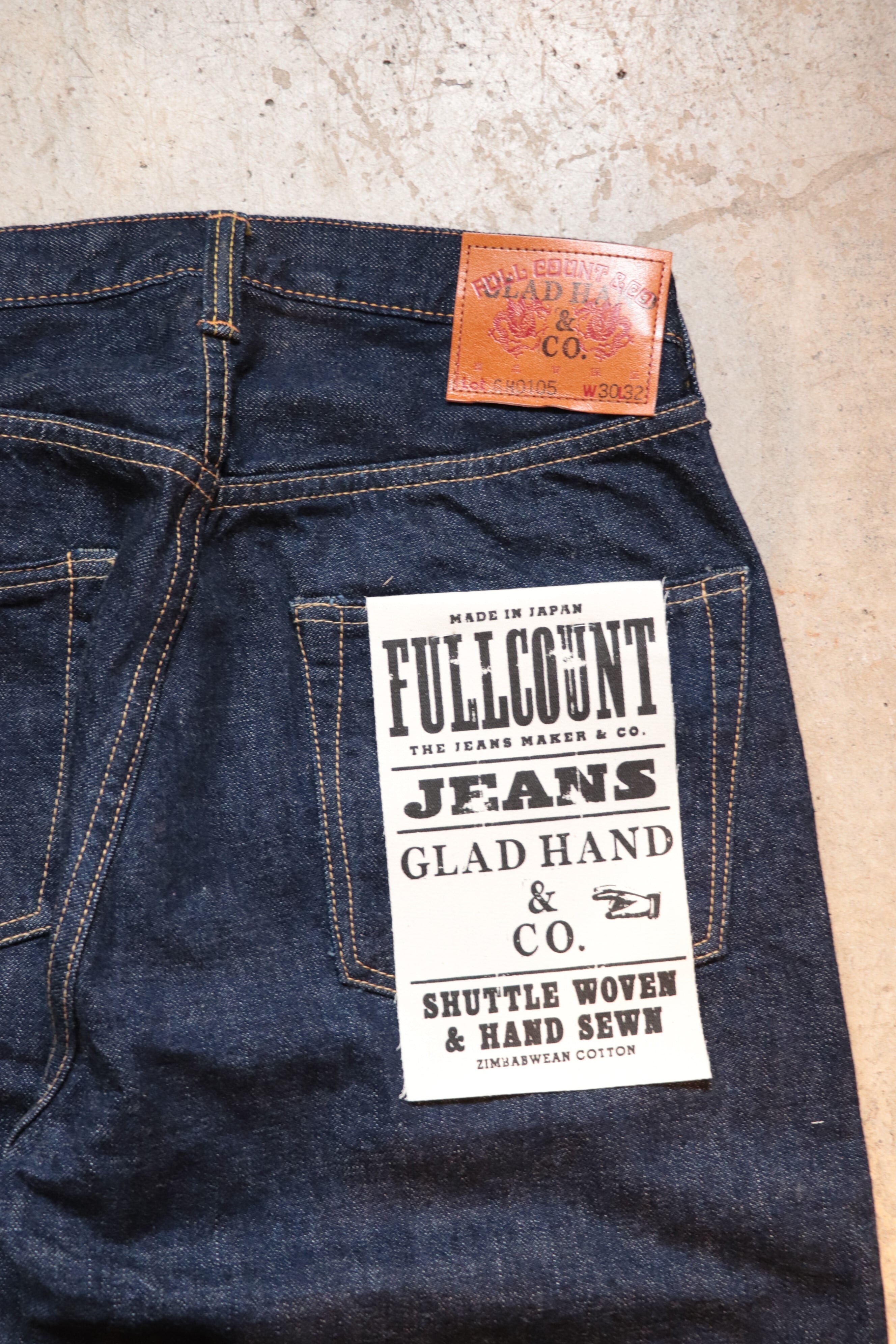 FULLCOUNT×GLAD HAND 0105 LOOSE STRAIGHT ONE WASH GH0105 | MAMBO