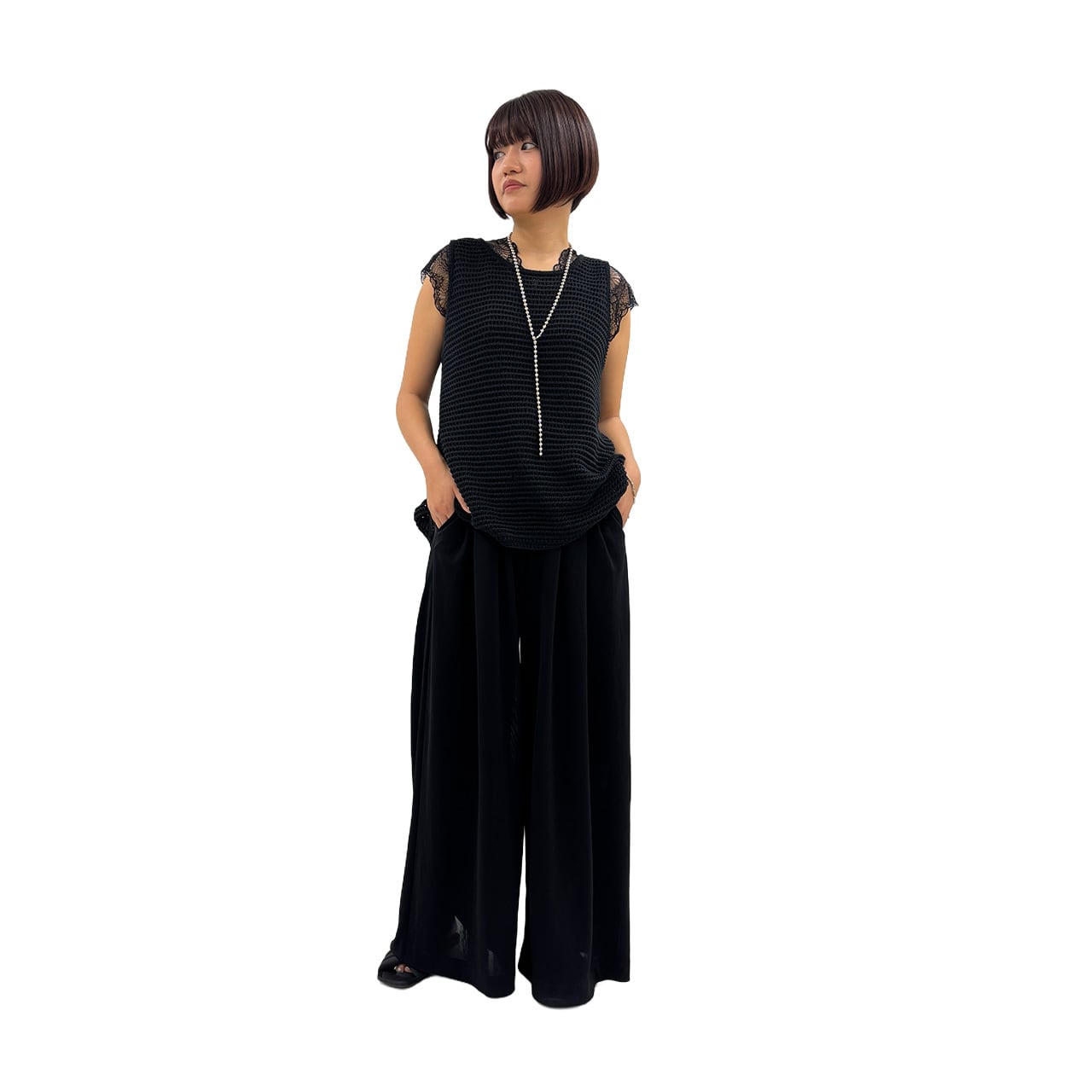 SALE⭐限定商品⭐【ayane】トリアセタックワイドパンツ 826509 アヤン