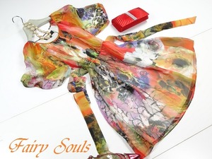 ★送料無料★7号(S)★情熱的カラ－ワンピ－ス[OPN6057]