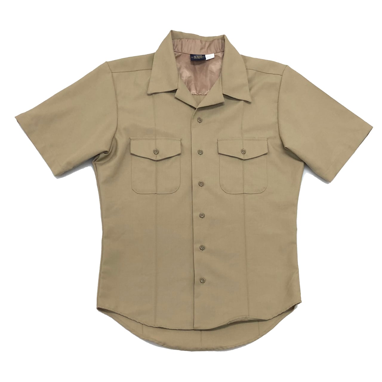 古着 送料無料 アメリカ海軍U.S.NAVY　サービスカーキ半袖シャツ
