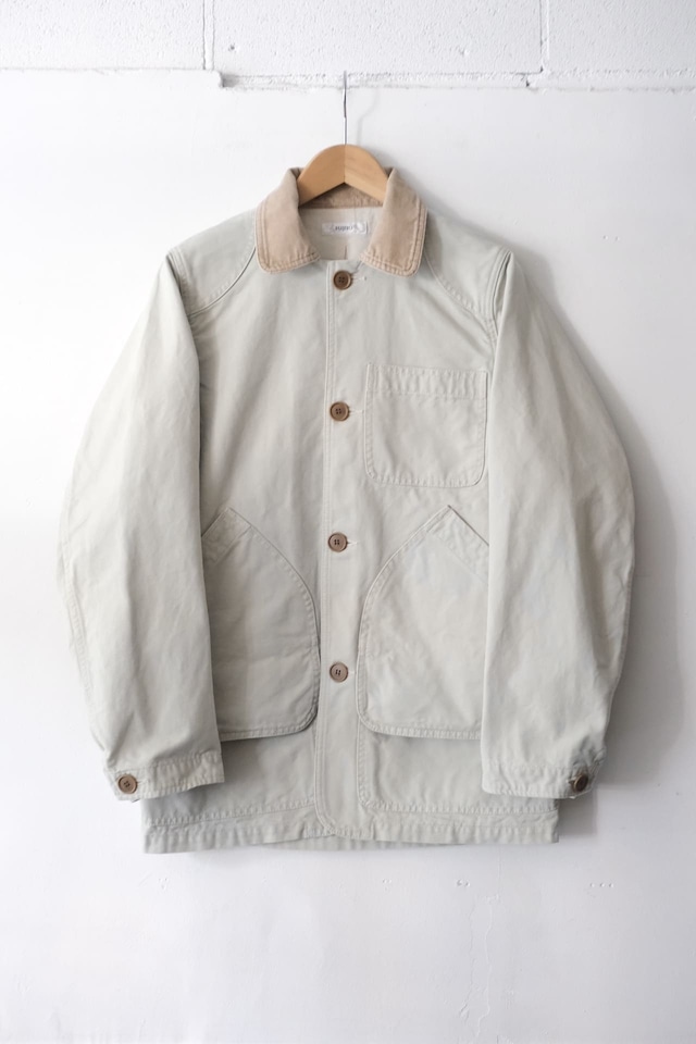 FUJITO Hunting Jacket　Light Beige,Dark Navy