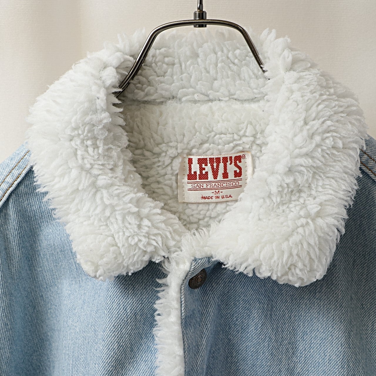 80s Levi's リーバイス ケミカル デニム ボア ジャケット usa製 古着