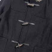 USA製 フィデリティ FIDELITY ジャーナルスタンダード別注 コヨーテファー付き ダッフル ショート コート サイズ M /ブラック/アメリカ製