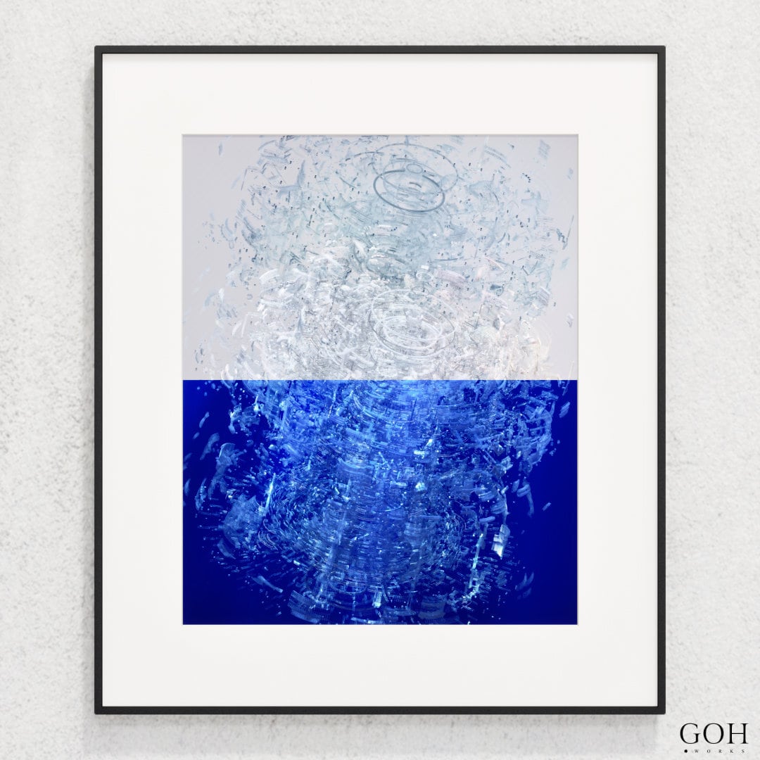 Blueprint - No.001, Type C / 額装済みのオリジナルアートプリント