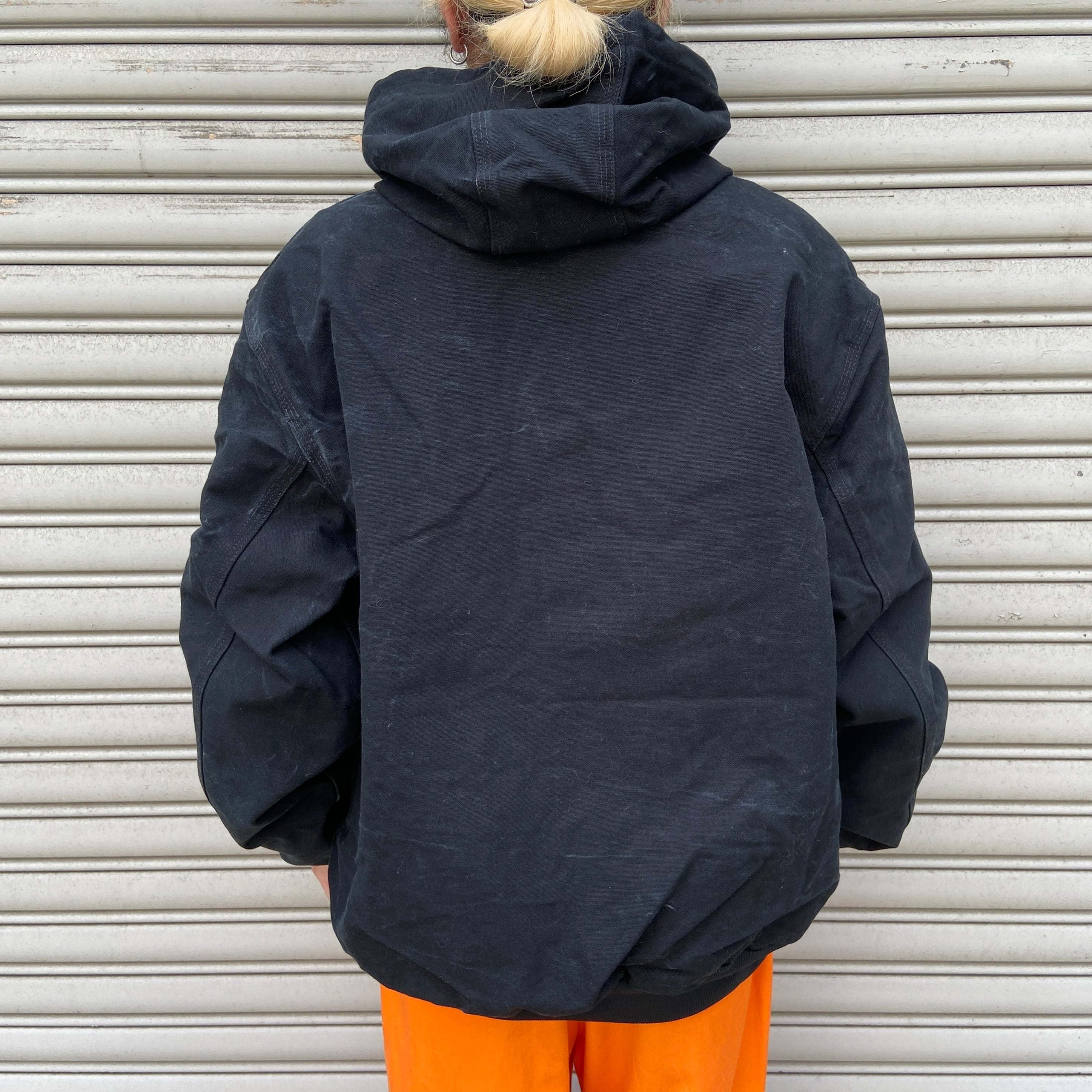 USA製 Carhartt アクティブジャケット パーカー ブラック L | 古着屋 Uan