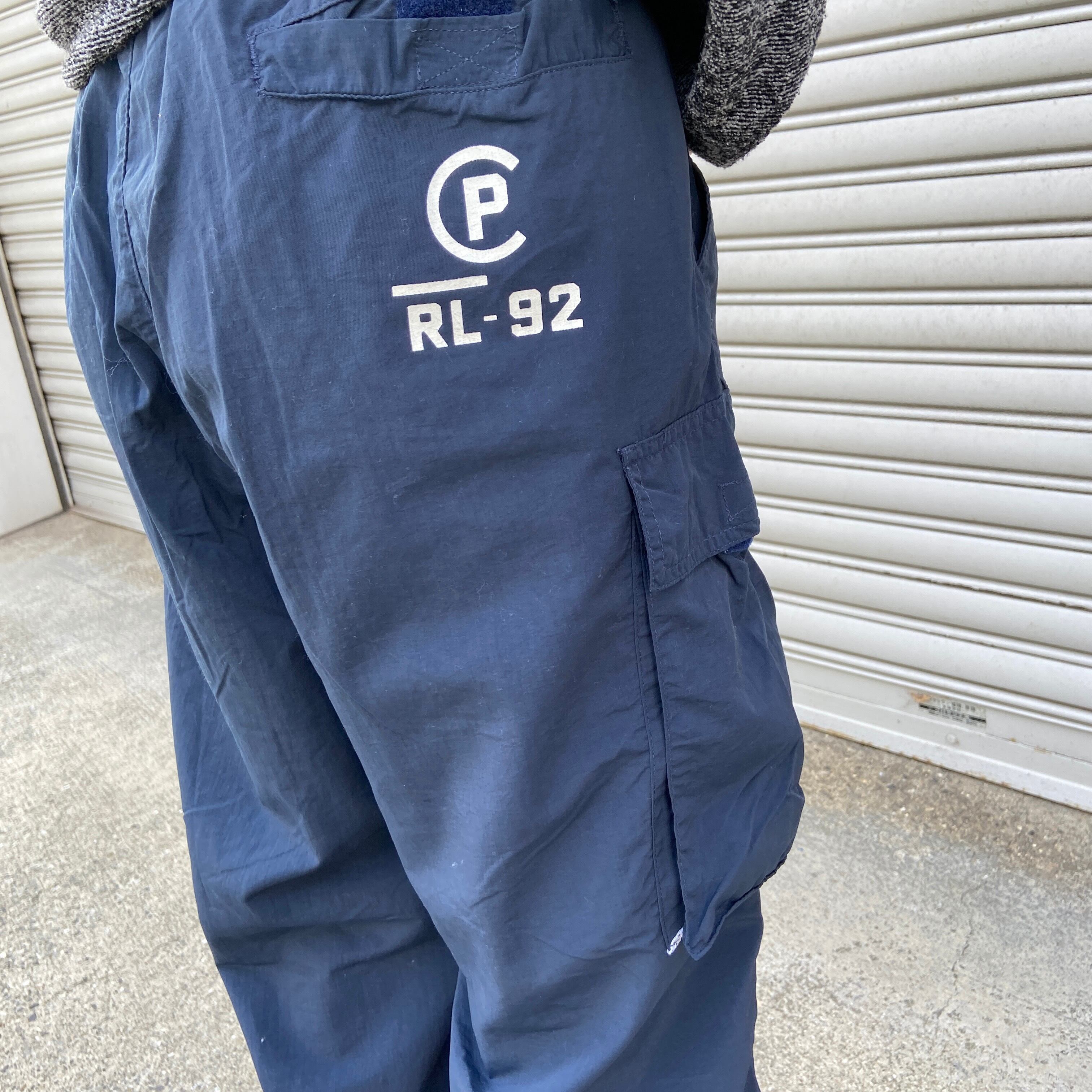 希少  Dickies XL ネイビー カーゴパンツ サイドポケット  レア