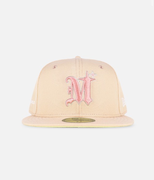 MLVINCE / NEW ERA® 59FIFTY authentic logo cap beige pink
