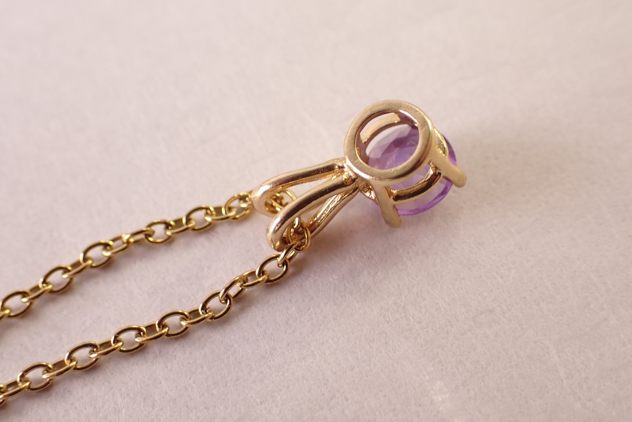 アメジストネックレス　0.82ct [D12‐161]