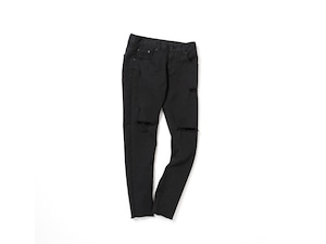 Straight Black Crush-Pants (JMS1910-017 )