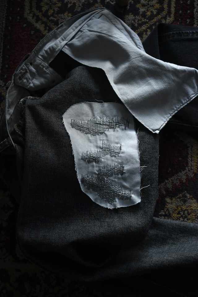 OUTIL / PANTALON MAGLIOC (FADED BLACK REPAIR)