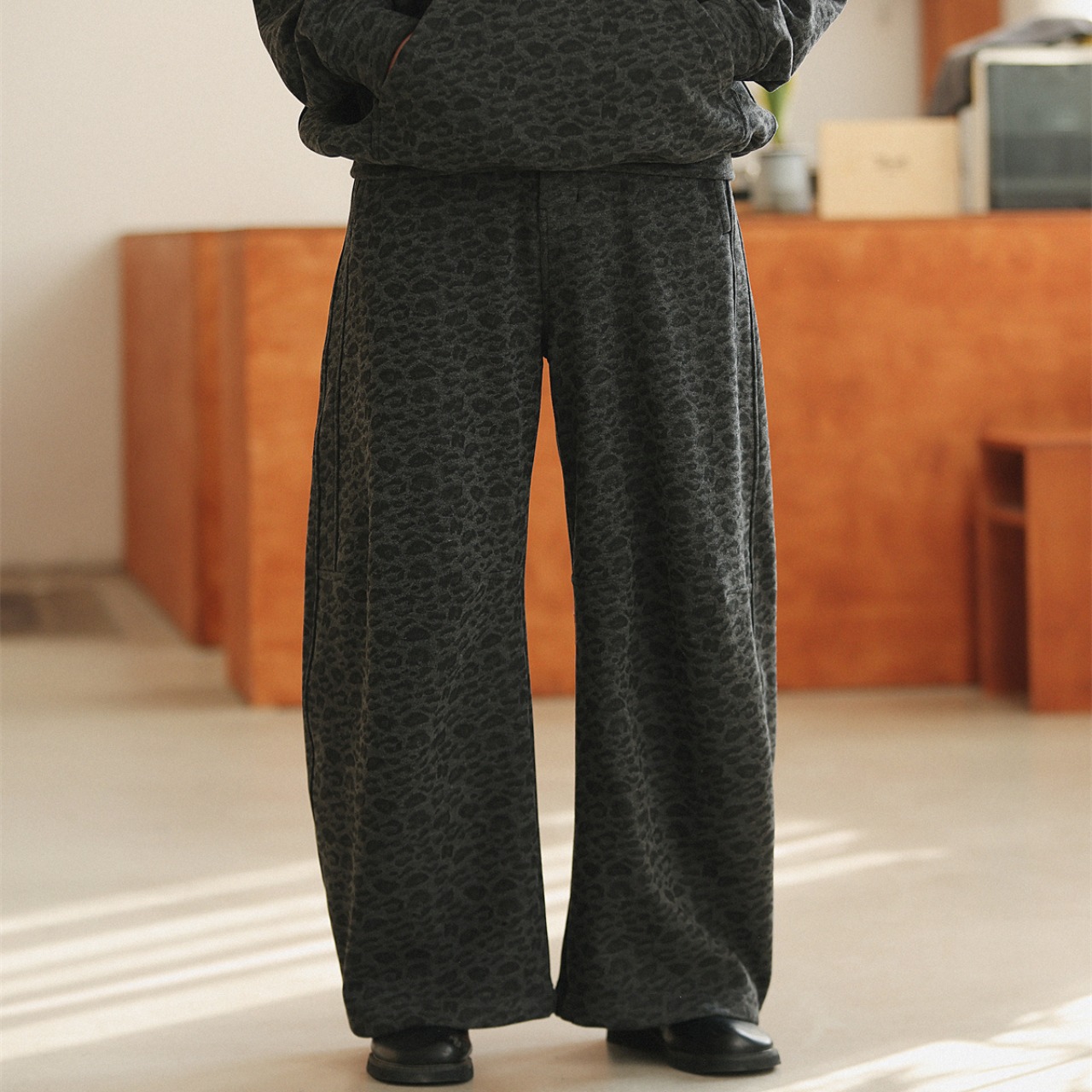 ミストレオパード・ワイドトラウザーズ N3500 - 4