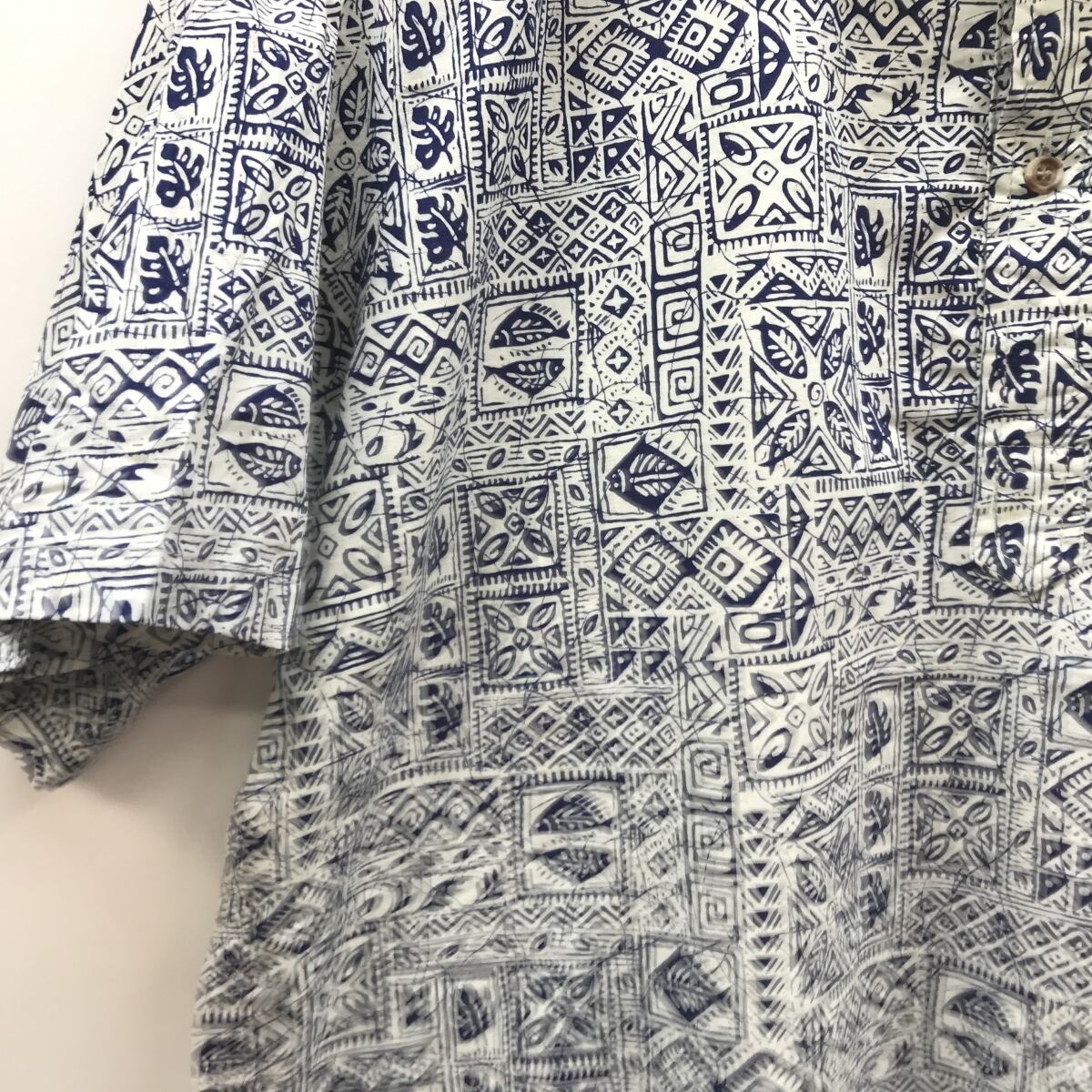 【希少・レア】USA製　ハーレーダビッドソン　アロハシャツ　総柄 半袖シャツ