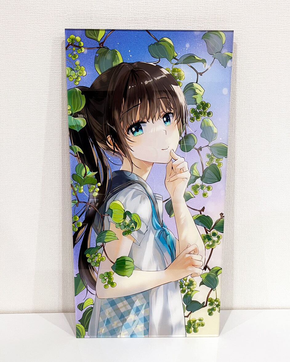 【直筆サイン入りA1アクリルアート】-MGC 夏色- ver.　無糖紅茶 直筆サイン入りA1アクリルアート】-MGC 夏色- ver.無糖紅茶