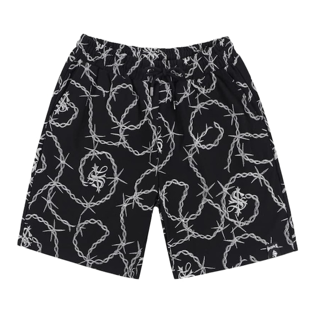 【SUPPLIER】CROSS CHAIN EMBROIDERY SHORTS