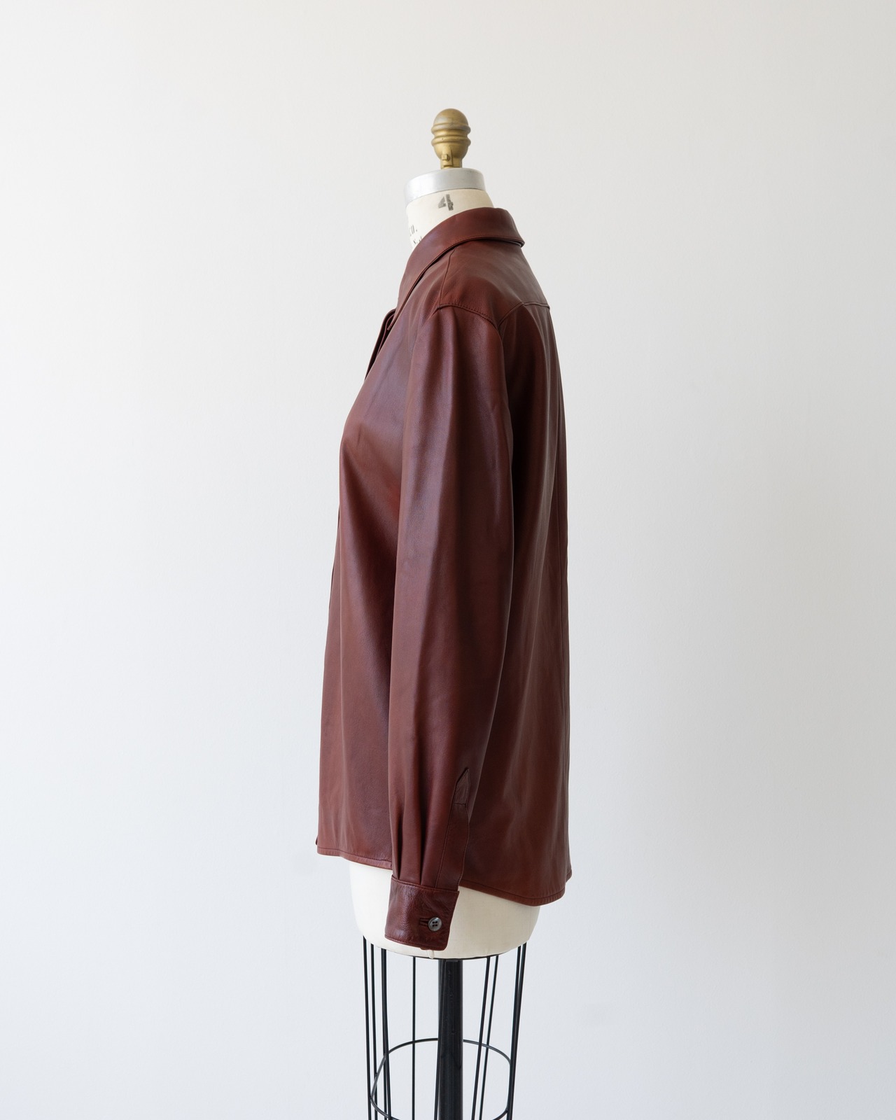 〈Hermès by martin margiela〉Leather Shirt