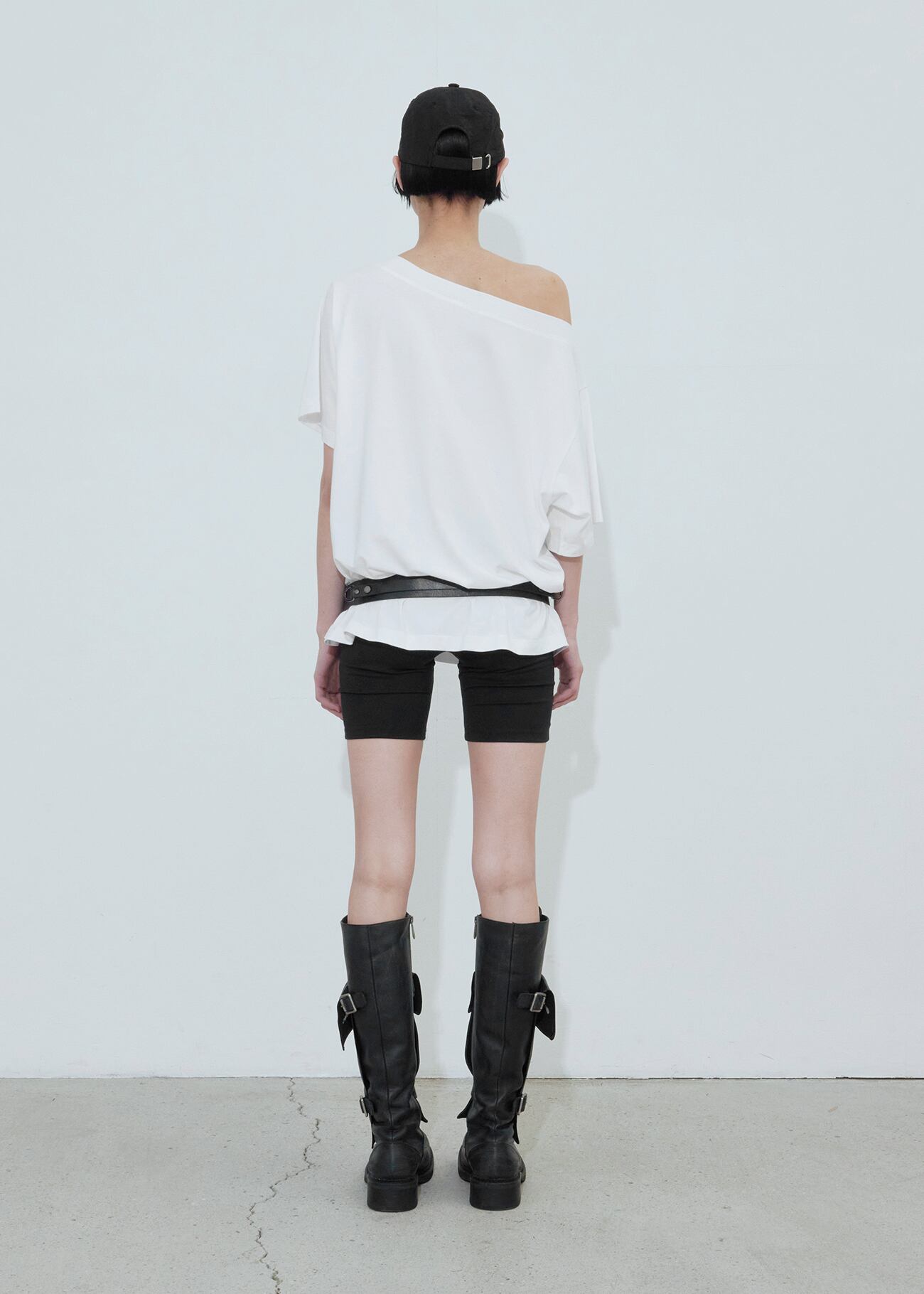 【BohemSeo】 HYPNOTIC BOATNECK T ☆【BOHEMSEO】[3RD]HYPNOTIC BOATNECK T, WHITE | もごつ