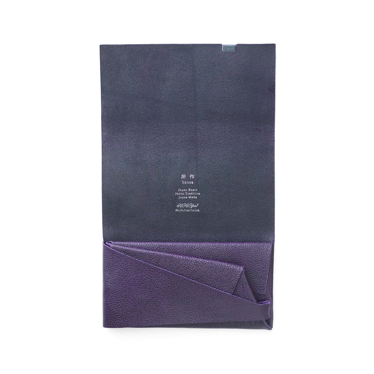 姫路黒桟革 ロングウォレット 杜若 | 所作 Shosa