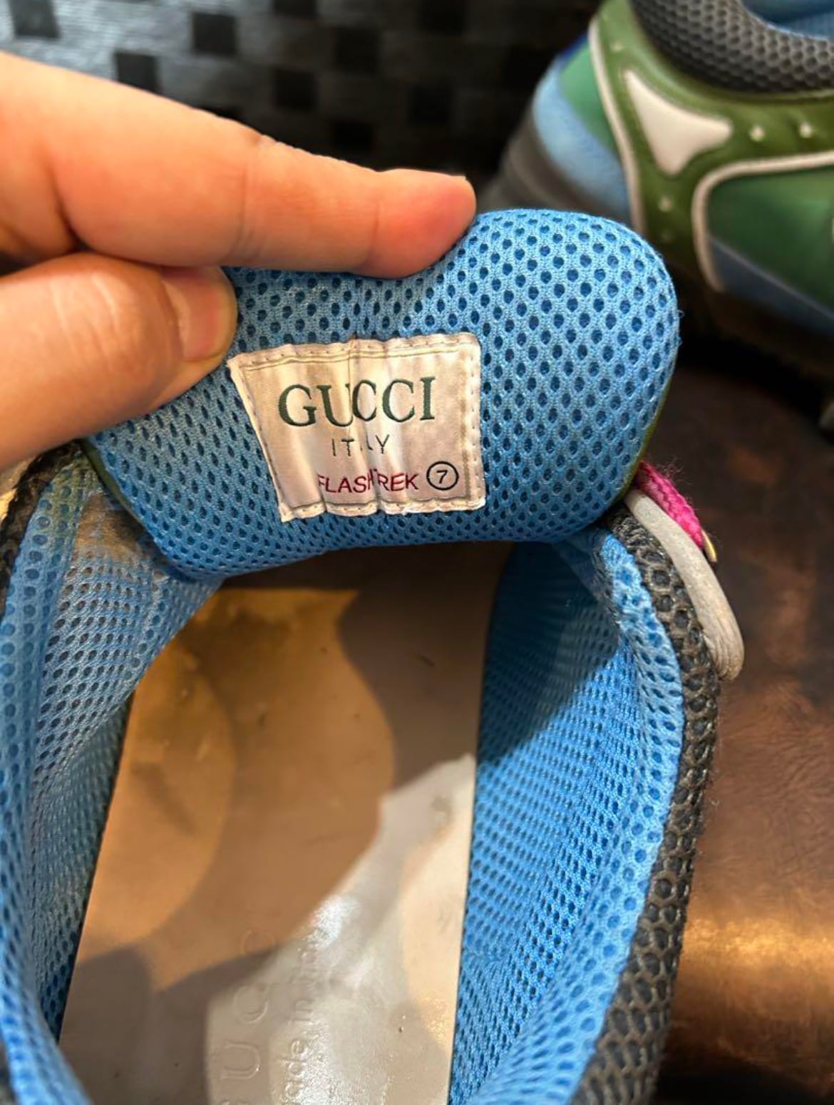 GUCCI グッチ トレッキングシューズ 靴 スニーカー カラフル GUCCI グッチ トレッキングシューズ 靴 スニーカー カラフル