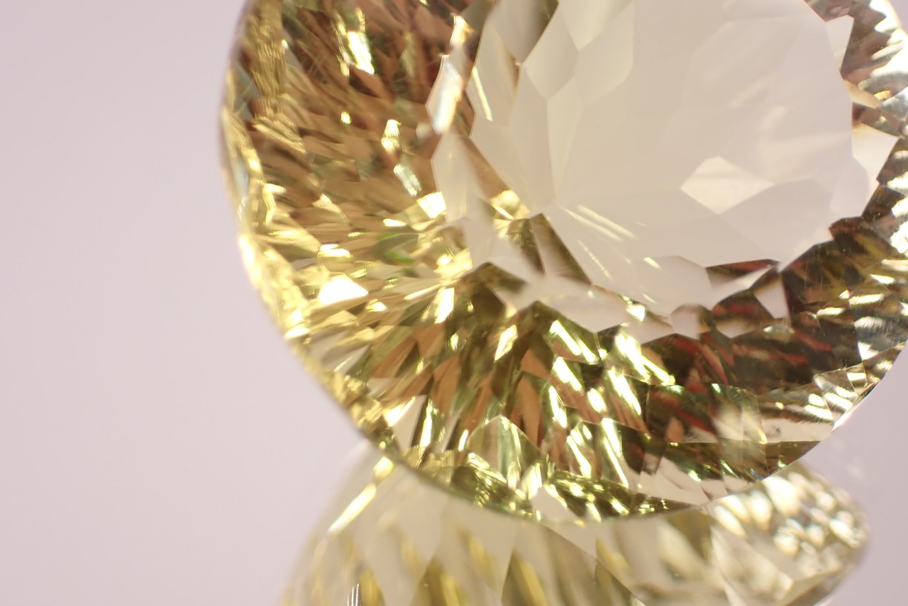 シトリン(コンケーブカット)　47.28ct　[C10‐313]