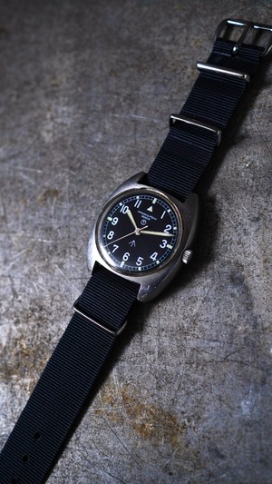 【1974】HAMILTON ハミルトン イギリス空軍 6bb《RAF 実物 軍用時計 ミリタリーウォッチ ヴィンテージ 機械式手巻き》
