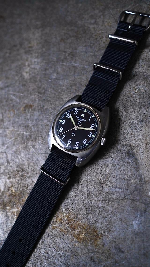 【1974】HAMILTON ハミルトン イギリス空軍 6bb《RAF 実物 軍用時計 ミリタリーウォッチ ヴィンテージ 機械式手巻き》