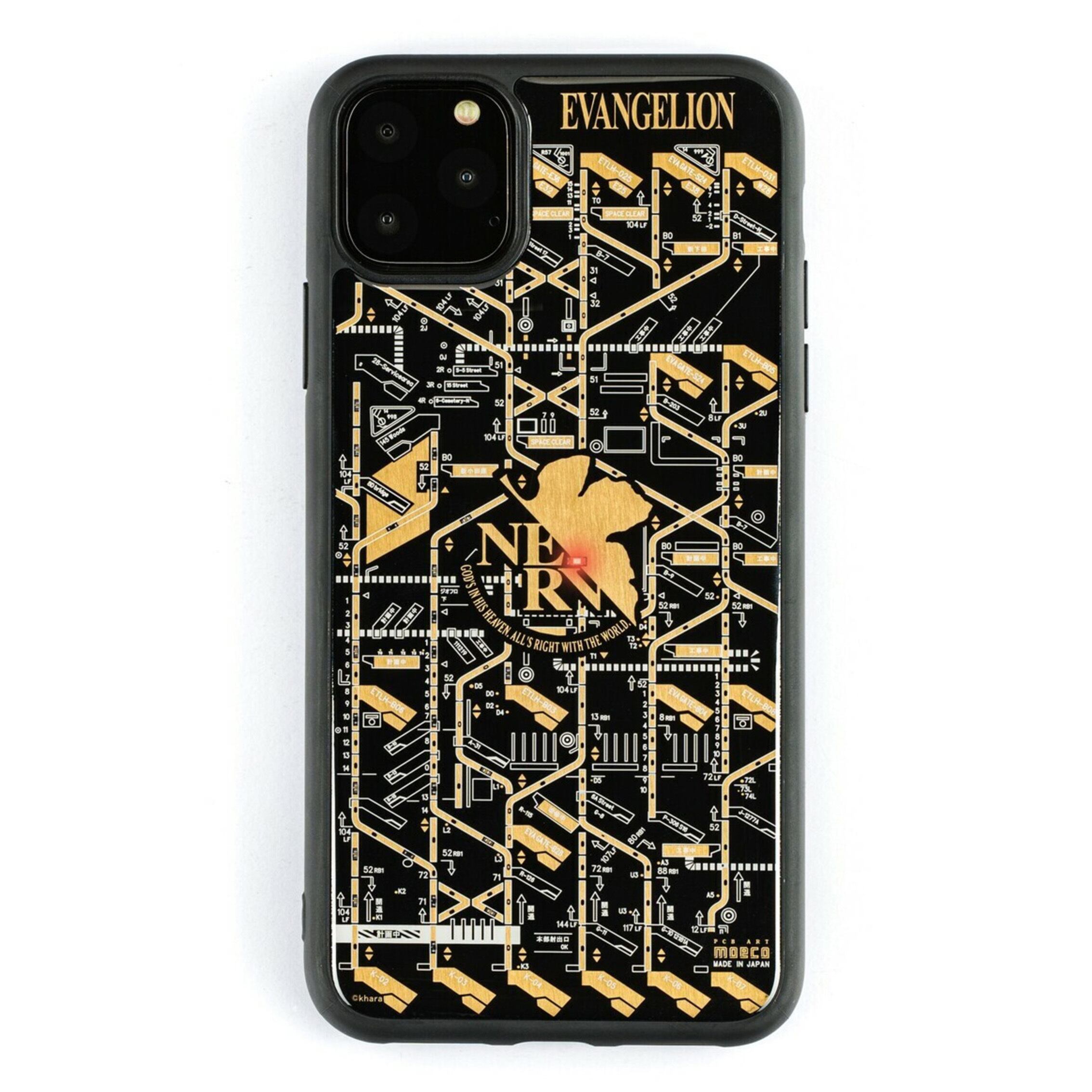 FLASH NERV 基板アート iPhone 11 Pro Max ケース | PCB ART moeco