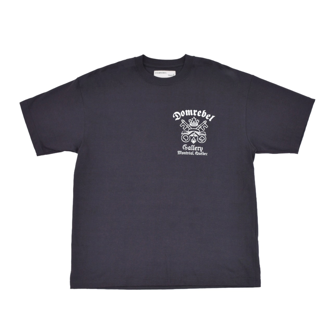 【DOMREBEL】KEYS - T-SHIRT OLD BLACK - 1