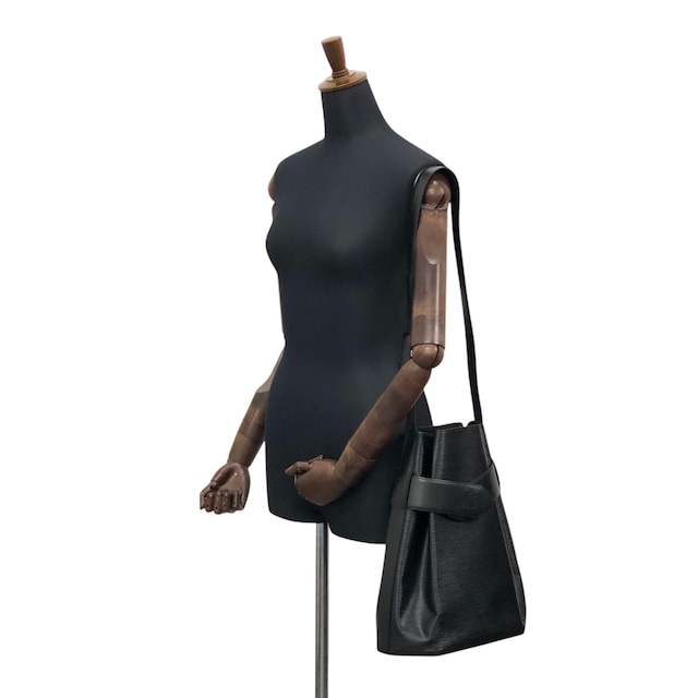 LOUIS VUITTON ルイヴィトン サックデポール エピ ショルダーバッグ ブラック レザー 巾着 vintage ヴィンテージ オールド b75b8t
