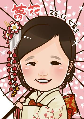 商用OK(1人)】データ似顔絵(上半身のみ)(絵師：aco) | 似顔絵アトリエ