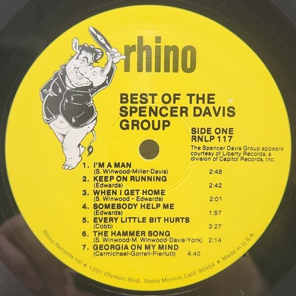 The Spencer Davis Group / Best Of The Spencer Davis Group [RNLP 117] - 画像3