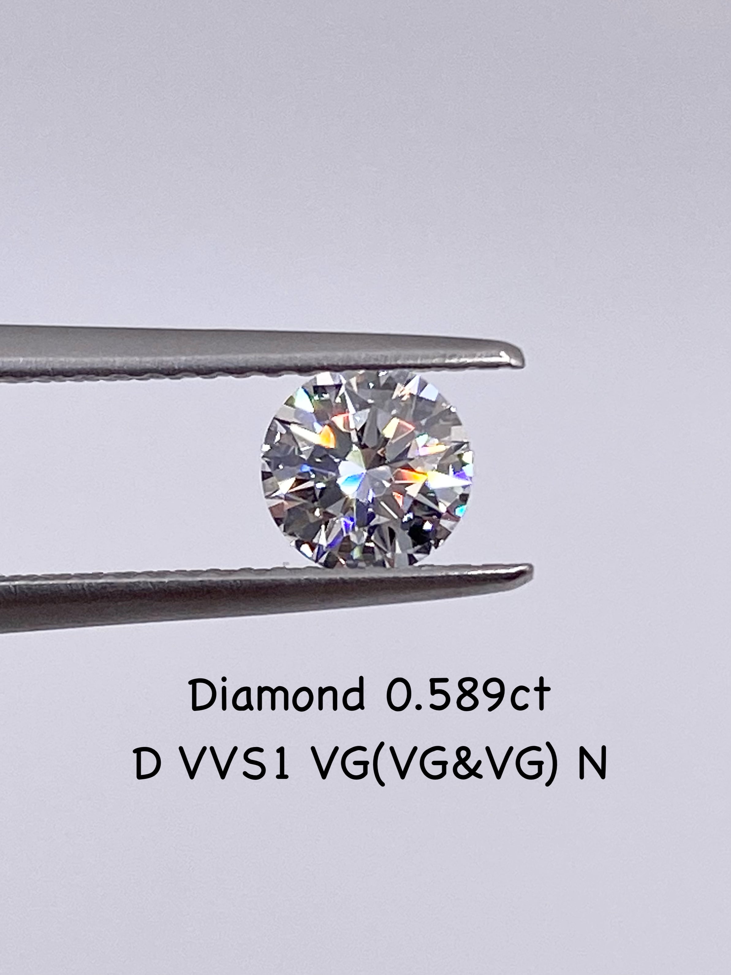 0.154ct SI-1 天然ピンクダイヤモンドルース中央宝石研究所