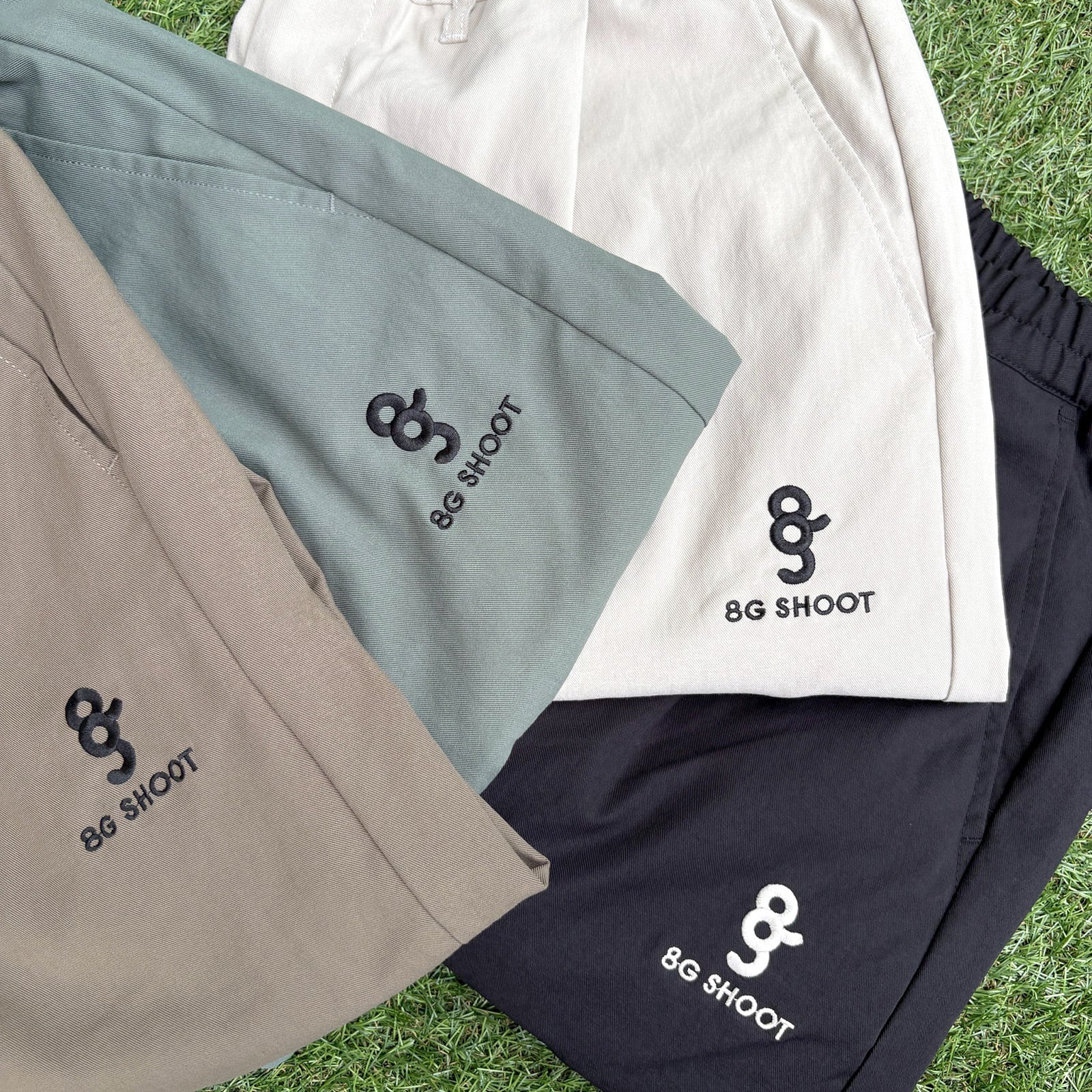 ONE TUCK STRETCH PANTS -ASH BROWN- | 8G SHOOT WEBSTORE
