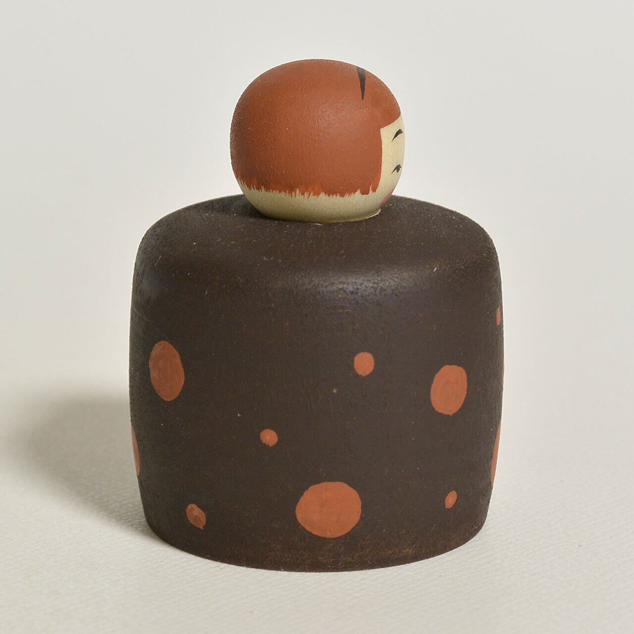 ドットちゃんえじここけし 約1.5寸 約4.5cm 鈴木明 工人（作並系