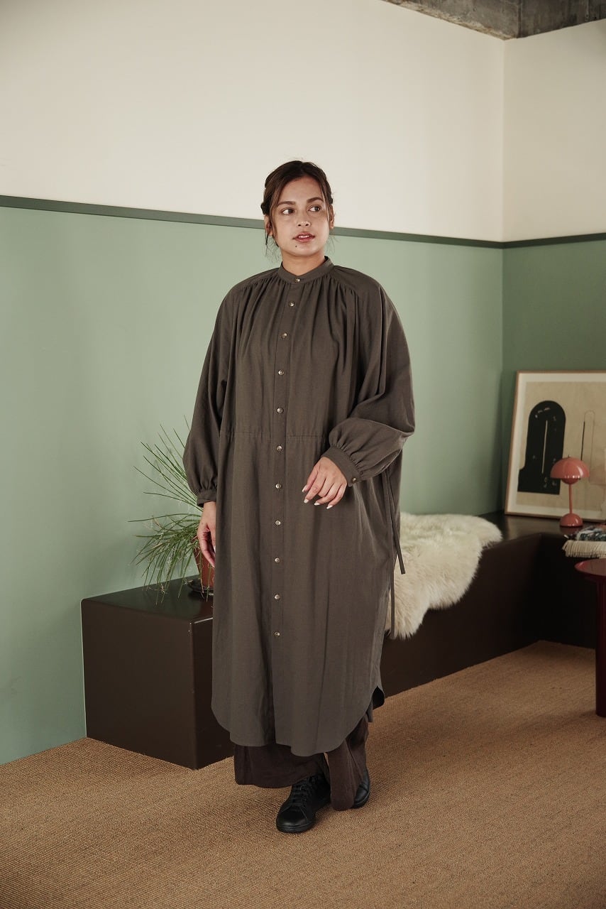 Cotton Cash Gathered Dress