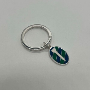 ティファニー TIFFANY&CO ゴルフ ティー オーバルタグ キーリング