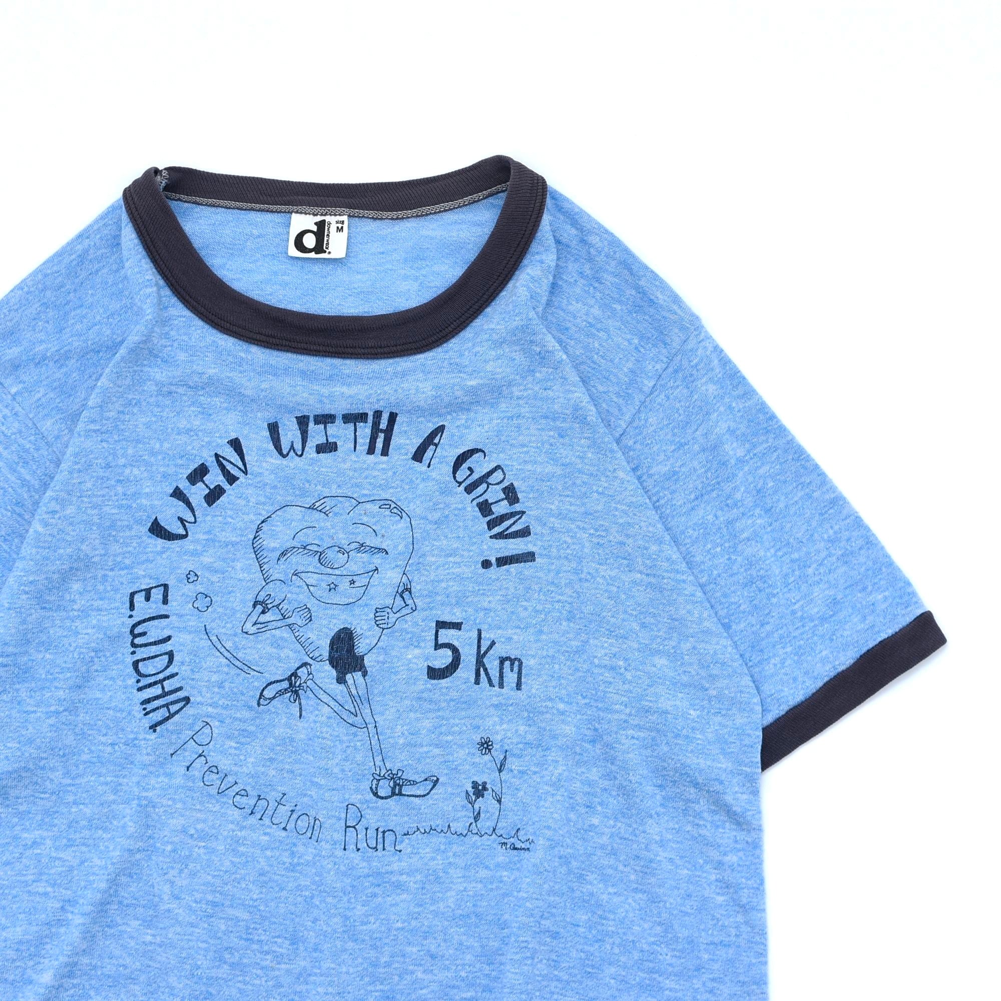 80s USA製 downerwear ヴィンテージ リンガー Tシャツ 70〜80's downerwear vtg ringer T shirt | 古着屋 grin days memory