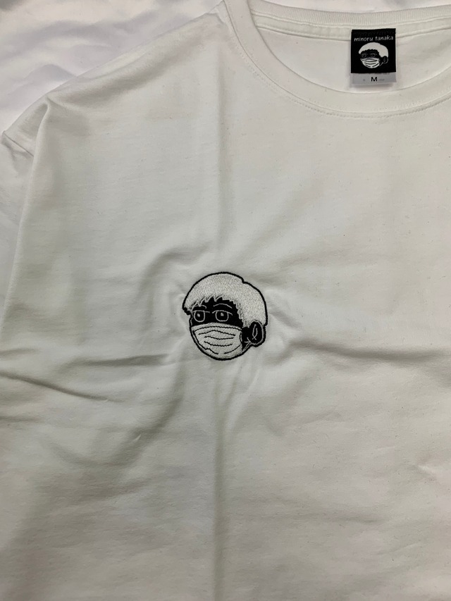 モノクロ田中くんTシャツwhite