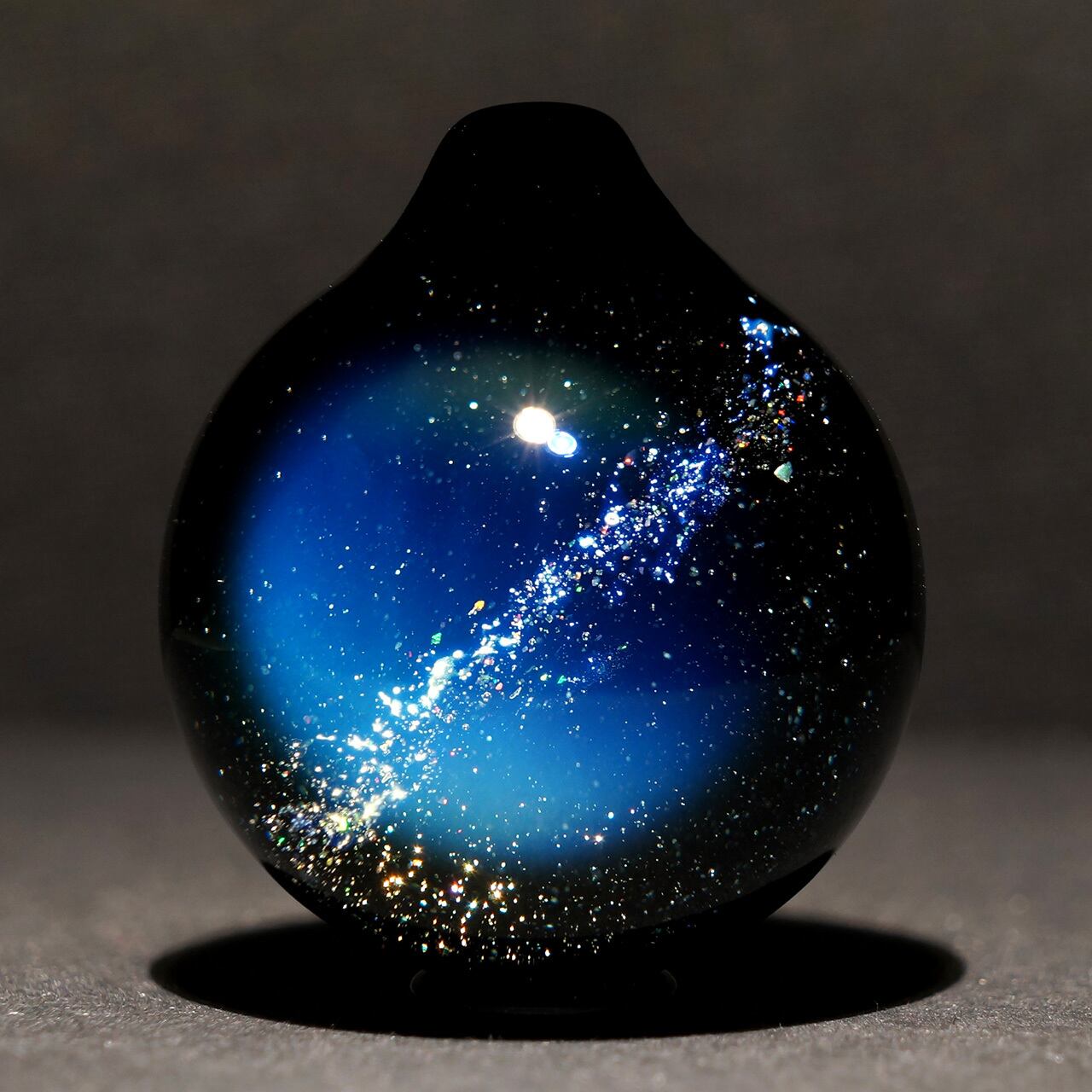 新品 ガラス工房aun 天の川 高く F ガラスペン 