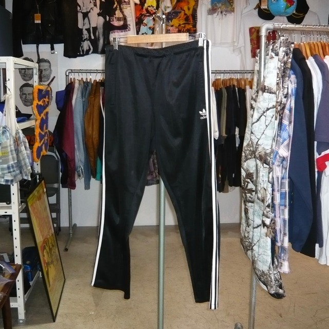 90s adidas トラックパンツ black