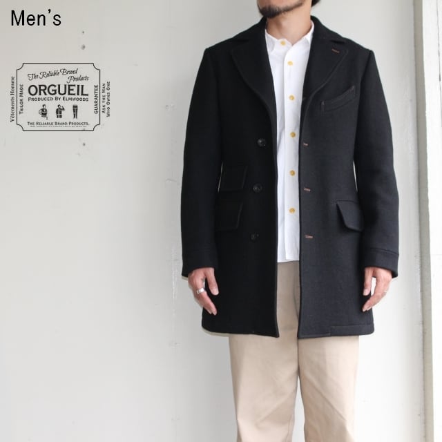 17AW》ORGUEIL チェスターコート Chesterfield Coat OR-4023B （BLACK ...