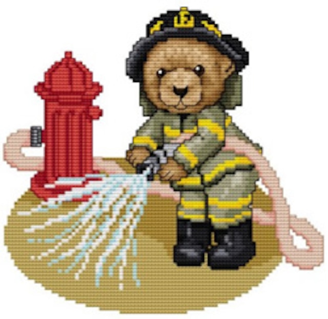 クロスステッチ図案「BAW05 Firefighter」:C-3148