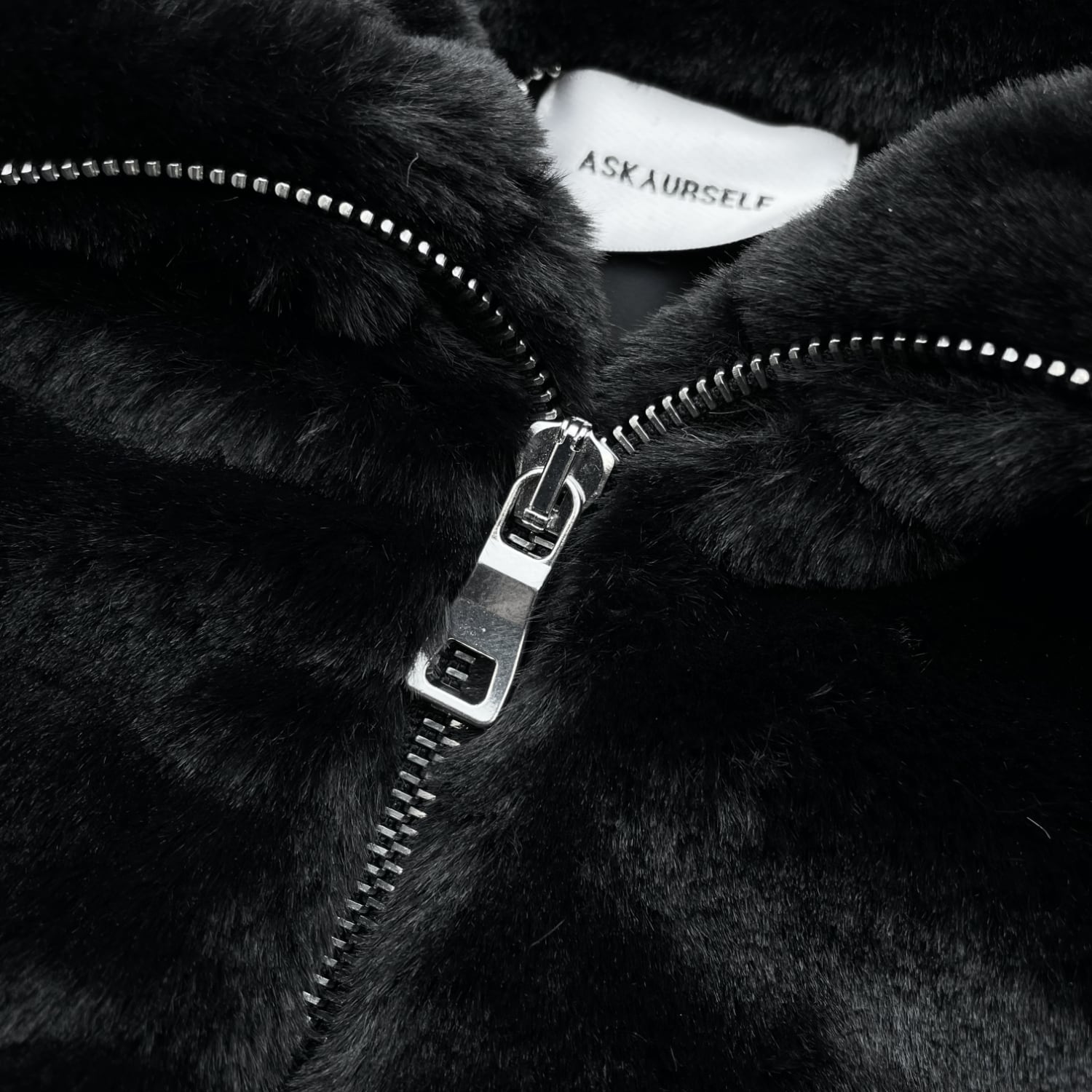 ASKYURSELF / BANNED MINK FLEECE JACKET | HOLICK ASKYURSELF / BANNED MINK FLEECE JACKET | HOLICK