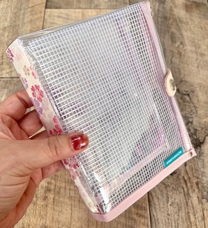 金襴生地の裏が見える手帳|カラードバインダーR M6(金襴生地仕様・和柄)170x122x30 金襴生地の裏が見える手帳|カラードバインダーR M6(金襴生地仕様・和柄)170x122x30